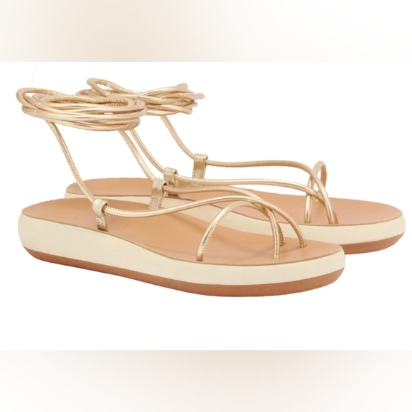 Ancient Greek Sandals | Shoes | Ancient Greek Diakopes Comfort Ankle Tie Sandals | Poshmark